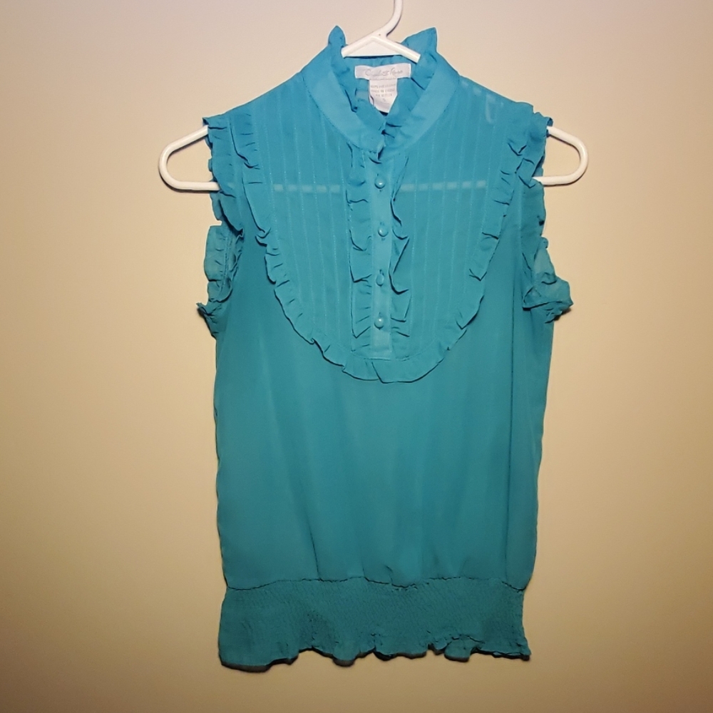 Charlotte Russe Ruffled Top - Picture 3 of 6